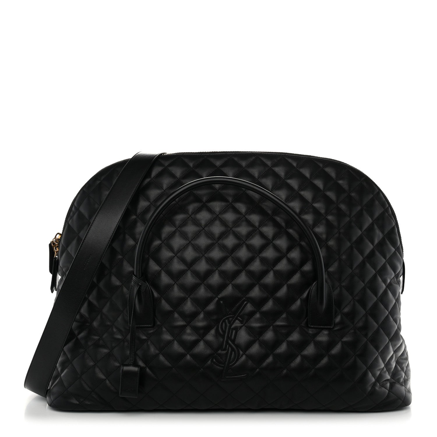 Saint Laurent Calfskin Quilted ES Giant Travel Bag Black 1 of 10