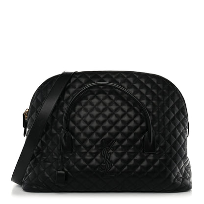 Saint Laurent Calfskin Quilted ES Giant Travel Bag Black 1 of 10