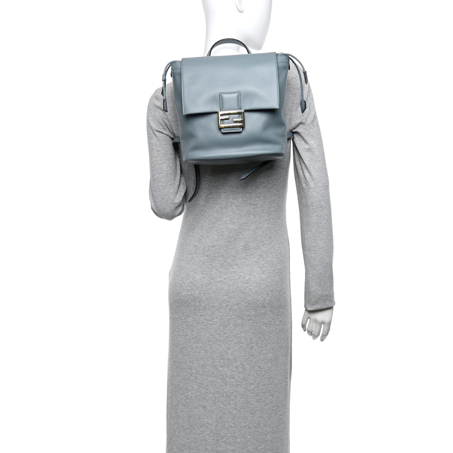 Mercury Calfskin Backpack Light Blue