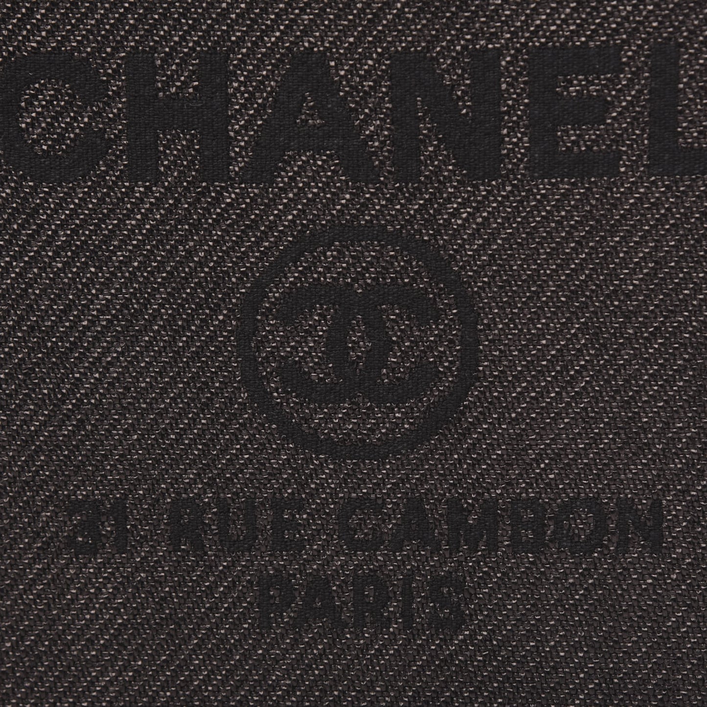 Canvas Large Deauville Pouch Black