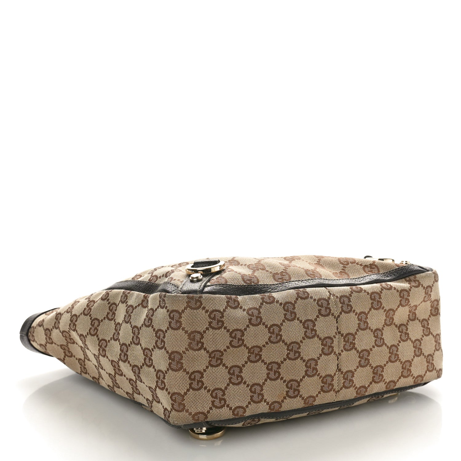 Gucci Monogram Abbey Small Tote Dark Brown 4 of 10