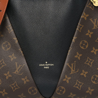 Louis Vuitton Monogram V Tote MM Black 6 of 8