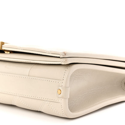 Saint Laurent Lambskin Quilted Mini Becky Chain Bag Crema Soft 10 of 11