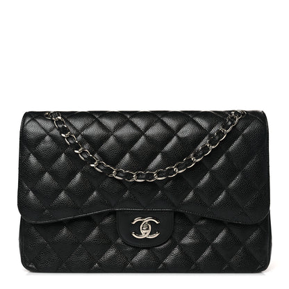 Chanel Caviar Quilted Jumbo Double Flap Black 1 of 9