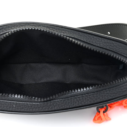 Louis Vuitton Taurillon Monogram Uniformes Solar Ray Soft Pochette Volga Belt Bag Black 5 of 10