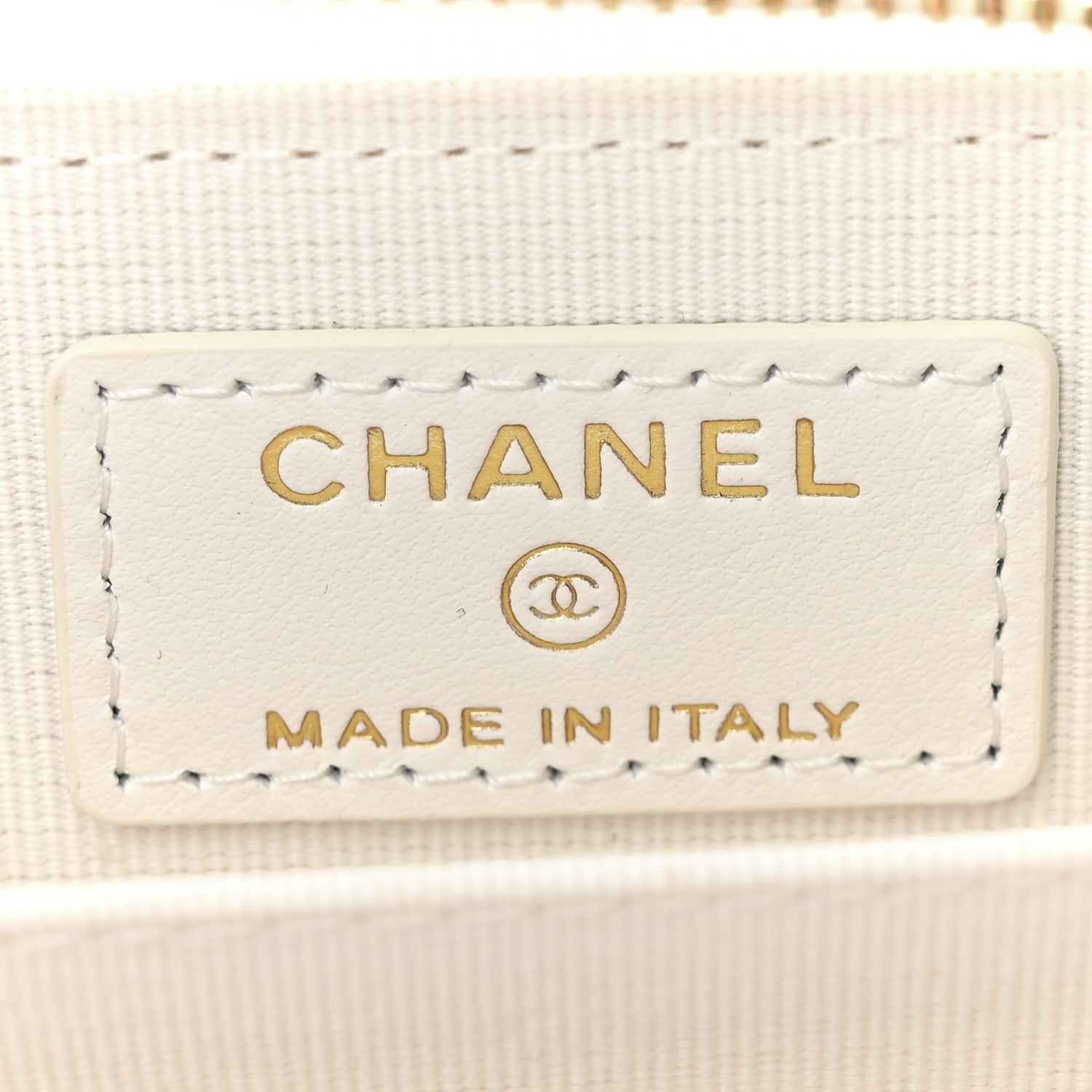 Chanel Tweed Quilted Bow Flap Card Holder On Chain White 6 of 13