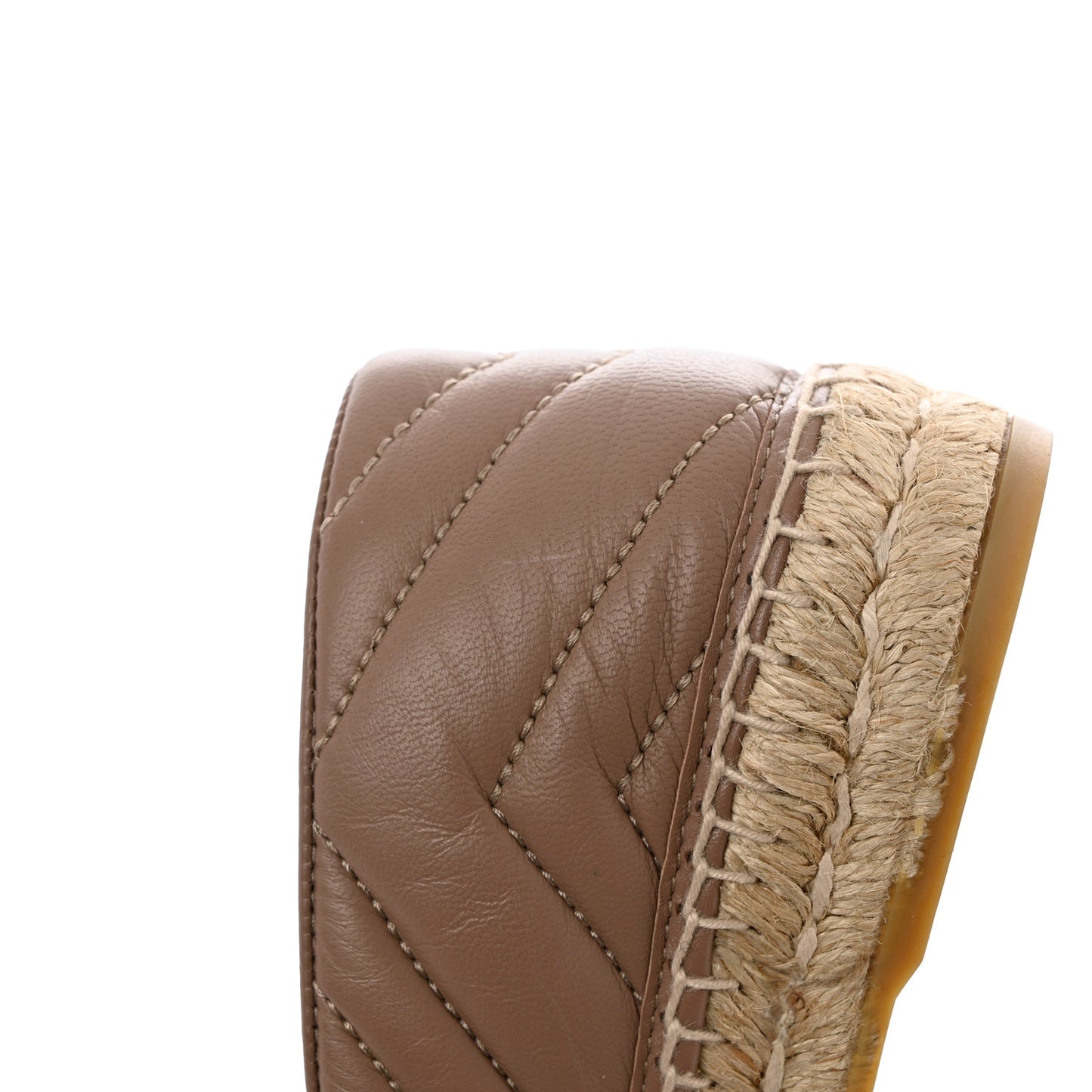 Nappa Matelasse GG Marmont Espadrilles 37.5 Porcelain Rose