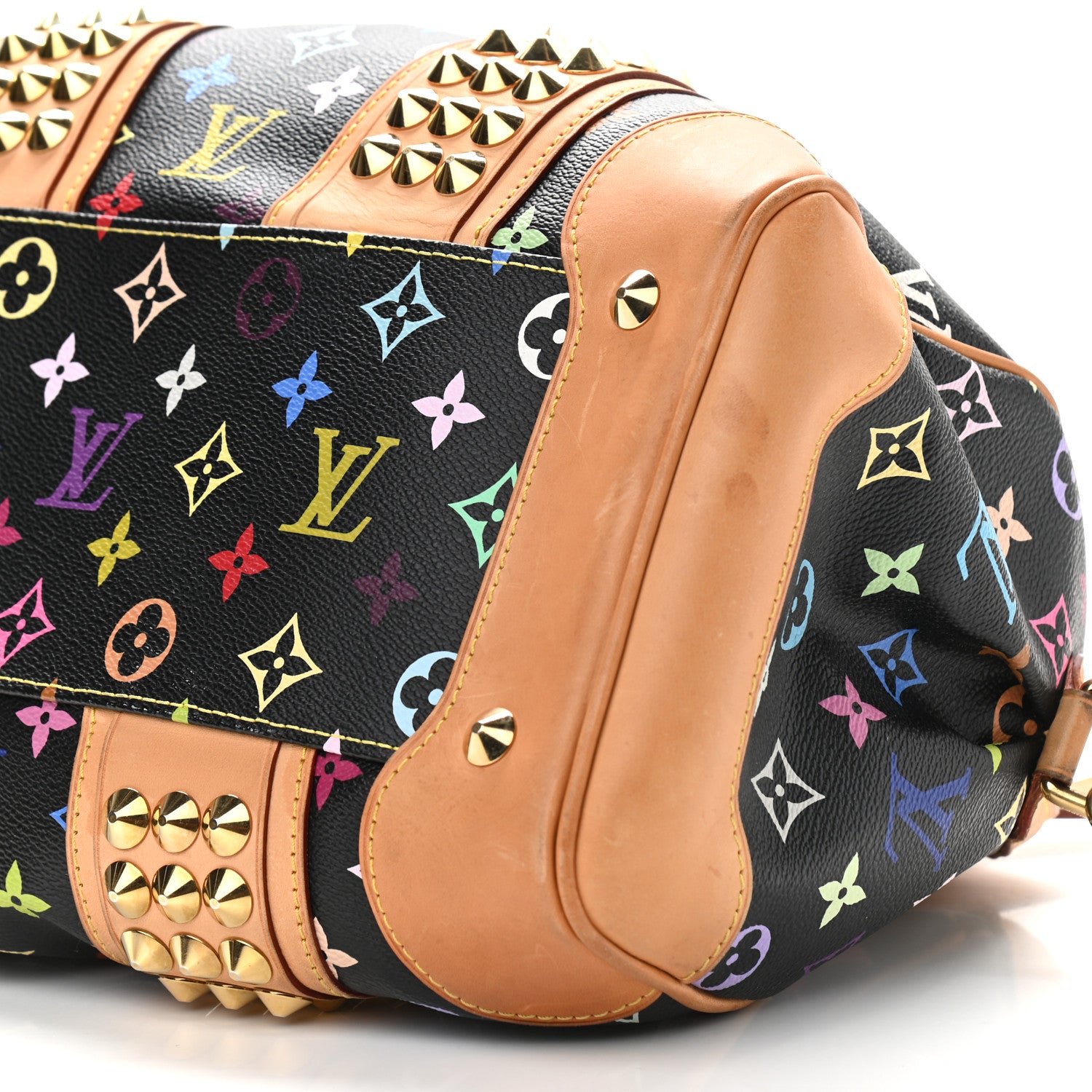 Louis Vuitton Monogram Multicolor Courtney MM Black 9 of 11