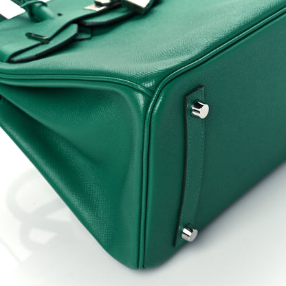 Hermes Epsom Birkin 30 Vert Vertigo 9 of 11