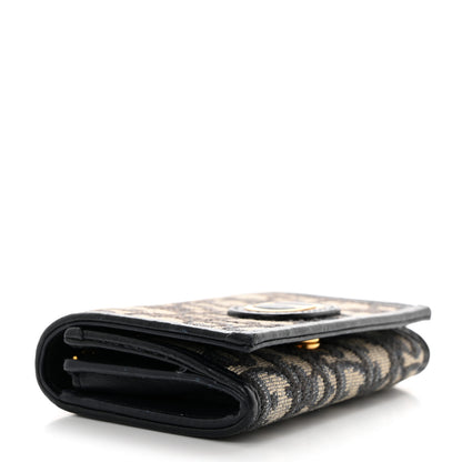 Christian Dior Oblique 30 Montaigne Glycine Wallet Blue 4 of 8