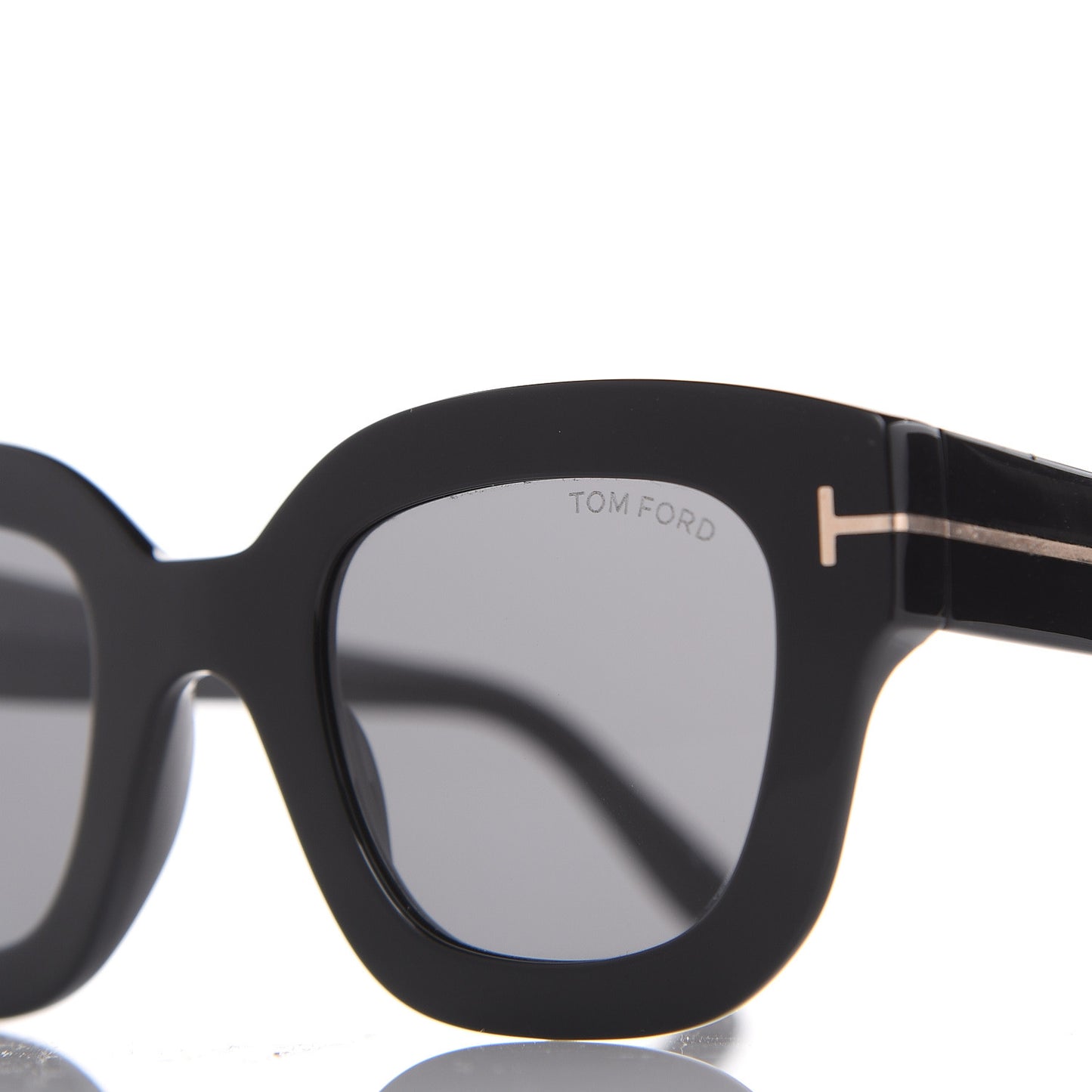 Square Acetate Pia Sunglasses TF659 Black