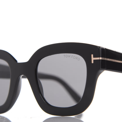 Tom Ford Square Acetate Pia Sunglasses TF659 Black 7 of 7