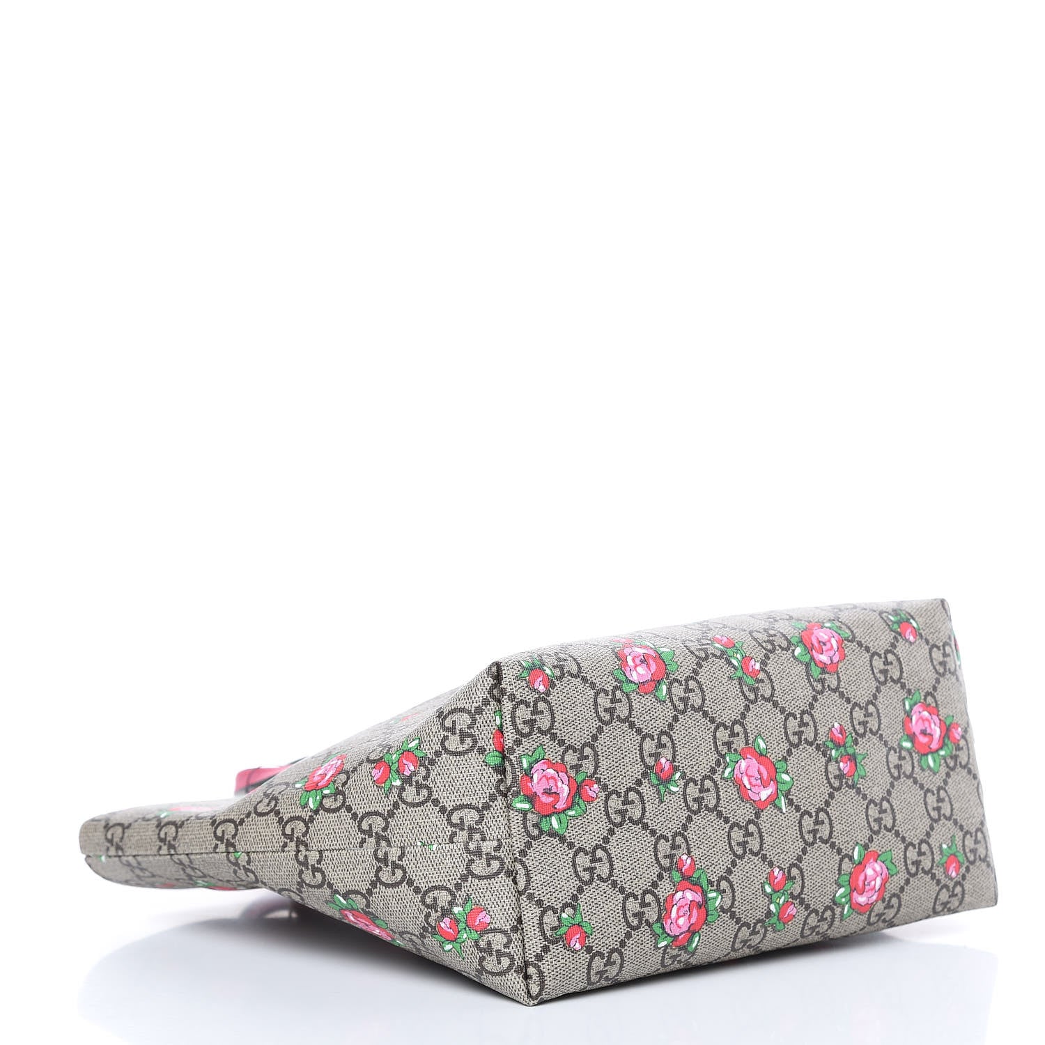 Gucci GG Supreme Monogram Kids Rosebud Tote Pink 4 of 9