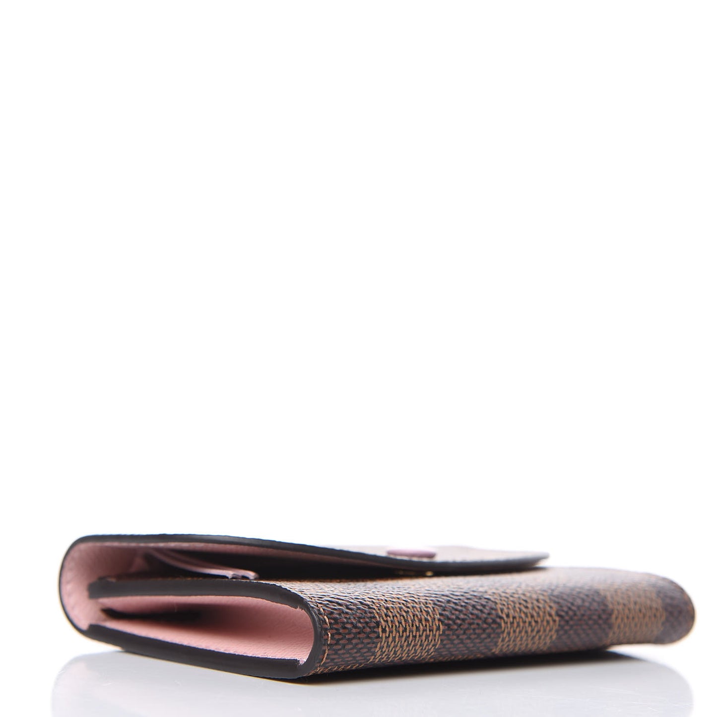 Damier Ebene Rosalie Coin Purse Rose Ballerine