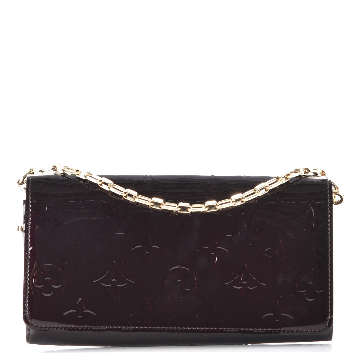Louis Vuitton Vernis Chain Wallet Amarante 1 of 9
