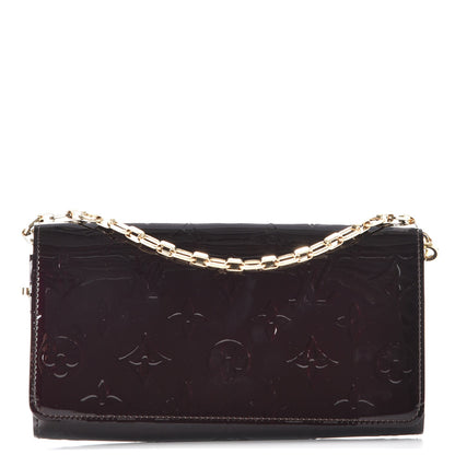 Louis Vuitton Vernis Chain Wallet Amarante 1 of 9