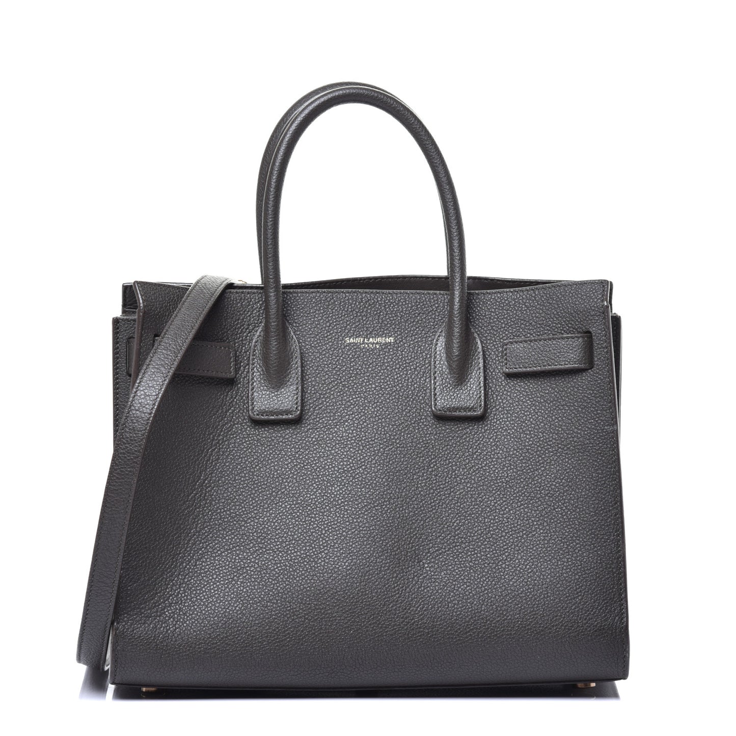 Grained Calfskin Baby Sac De Jour Dark Anthracite