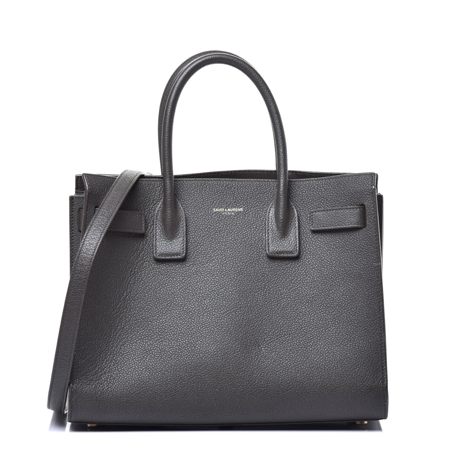 Saint Laurent Grained Calfskin Baby Sac De Jour Dark Anthracite 1 of 8