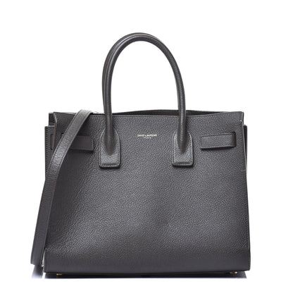 Saint Laurent Grained Calfskin Baby Sac De Jour Dark Anthracite 1 of 8