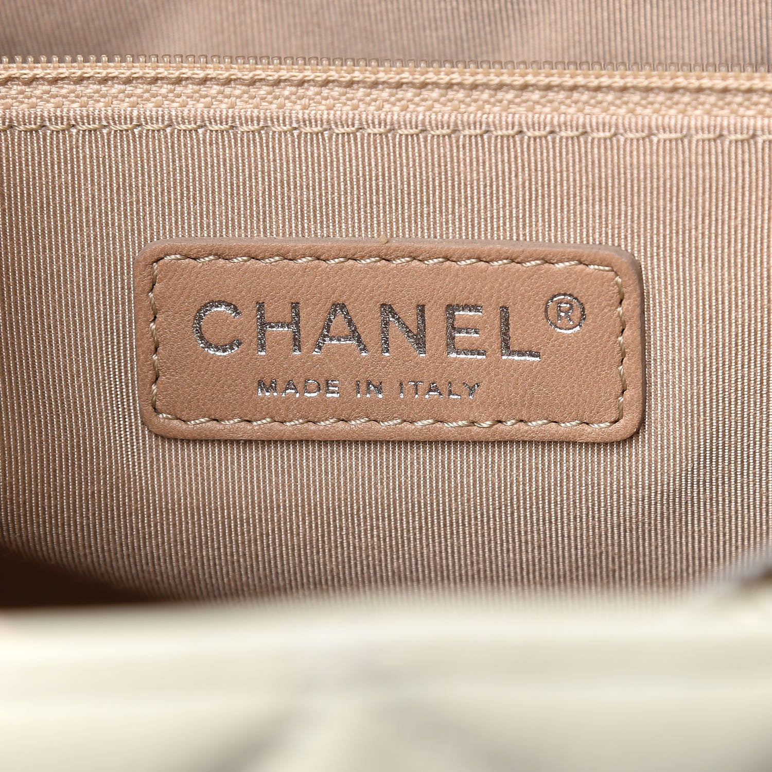 Chanel Caviar Quilted Grand Shopping Tote GST Ecru 7 of 15