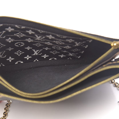Louis Vuitton Monogram Giant Jungle Pochette Double Zip Black 5 of 11