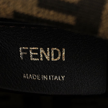 Fendi Camoscio Karligraphy Embroidered Medium Fendi First Camel 6 of 10
