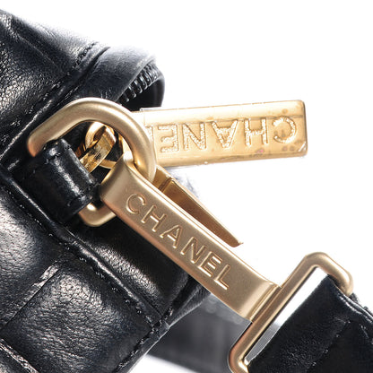Chanel Lambskin CC Chocolate Bar Shoulder Bag Black 8 of 8