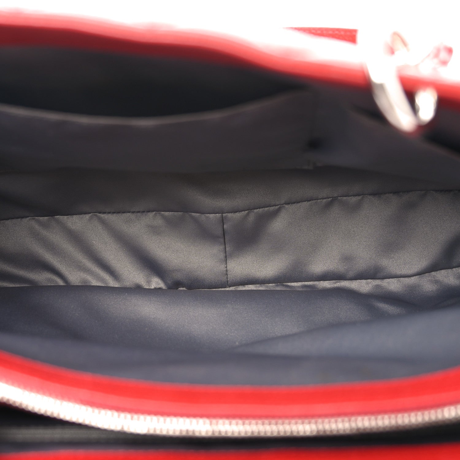 Chanel Caviar Quilted XL Grand Shopping Tote GST Red 5 of 10
