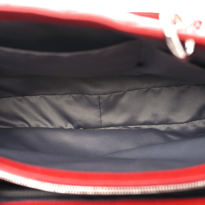 Chanel Caviar Quilted XL Grand Shopping Tote GST Red 5 of 10