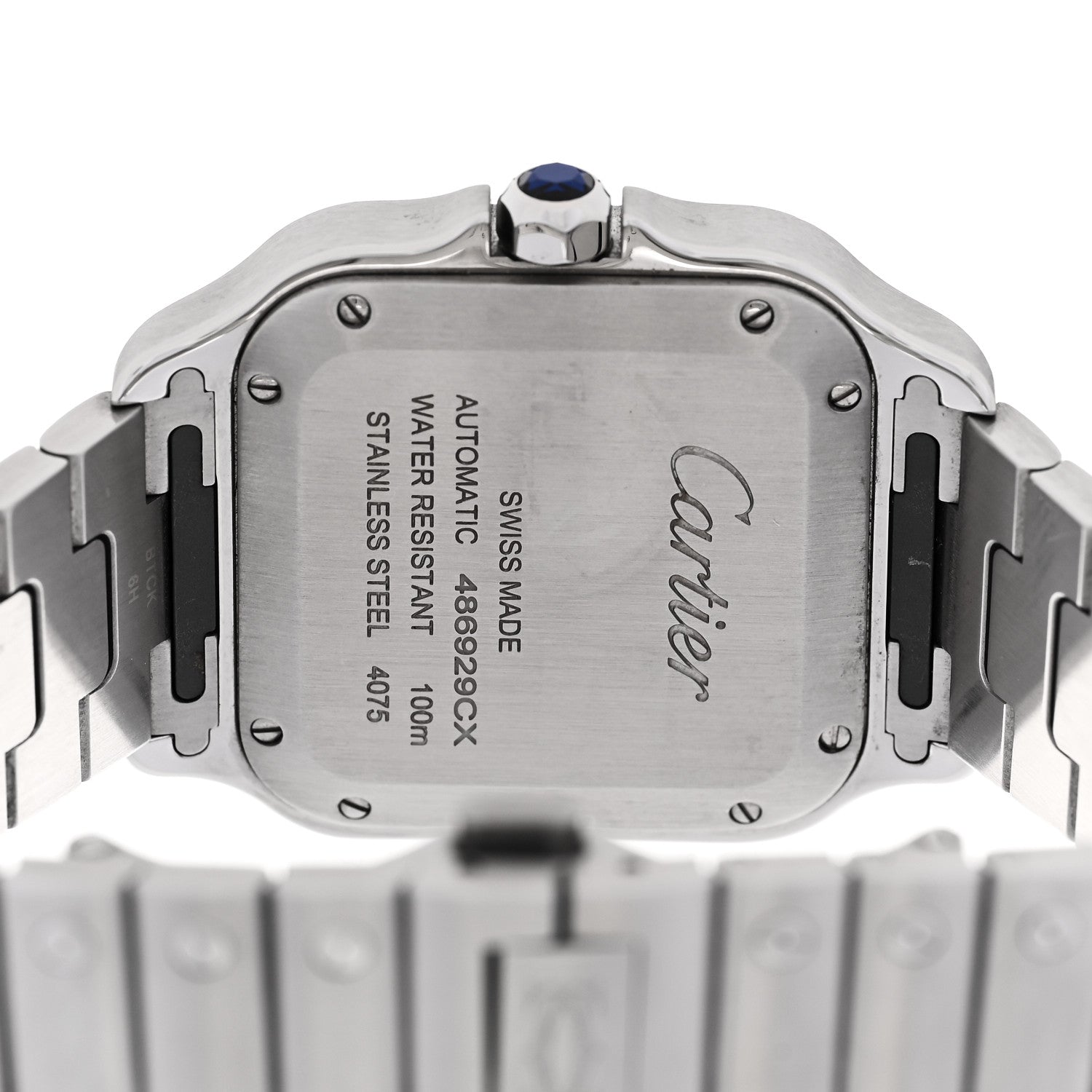 Cartier Stainless Steel 35mm Santos de Cartier Automatic Watch 4 of 7