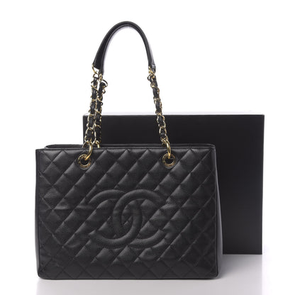 Chanel Caviar Quilted Grand Shopping Tote GST Black 11 of 11