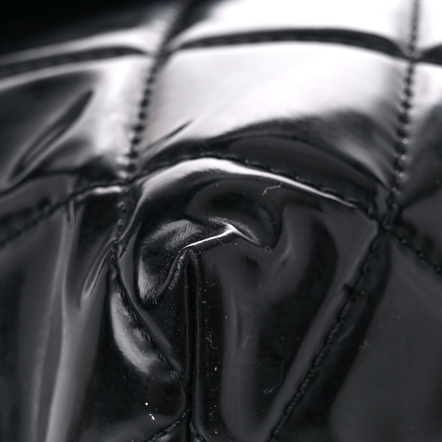 Chanel Vinyl Quilted In the Business Flap Bag Black 8 of 19