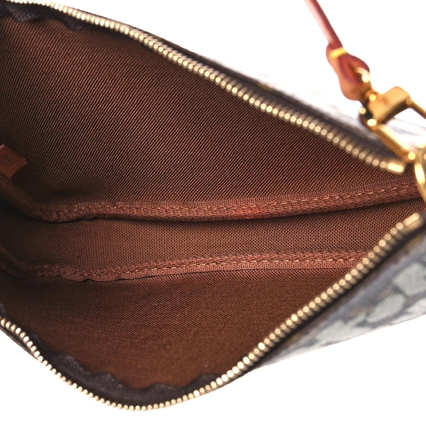 Monogram Graffiti Pochette Accessories Kaki