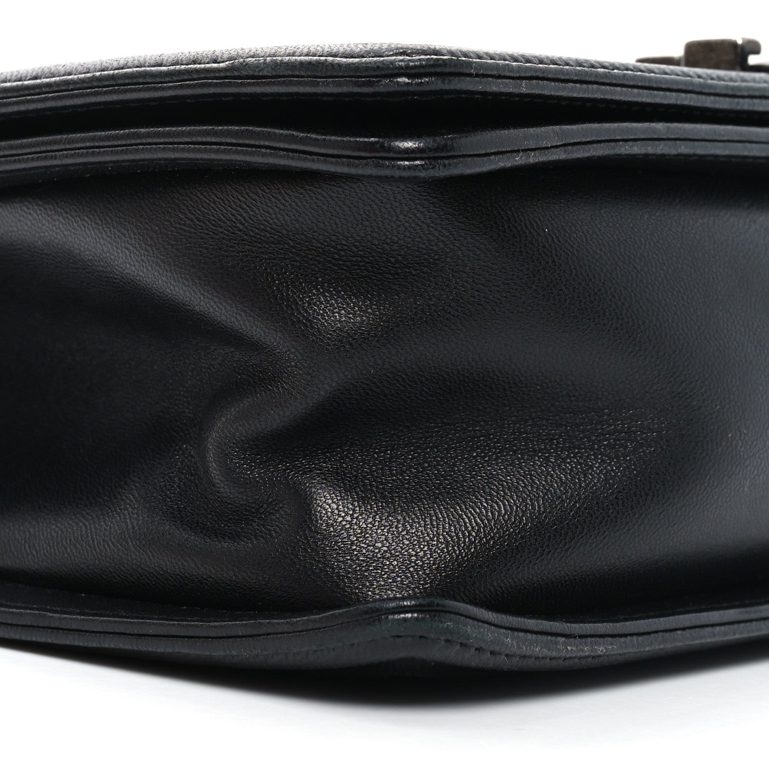 Chanel Lambskin Quilted Medium Boy Flap Black 9 of 10