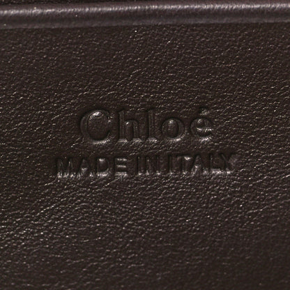 Chloe Suede Calfskin Mini Faye Shoulder Bag Carbon Brown 5 of 8