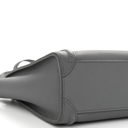 Celine Baby Drummed Calfskin Nano Luggage Kohl 10 of 11