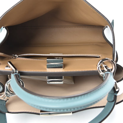 Fendi Vitello Tahiti Burro Bi-Color Medium Peekaboo Iconic Essentially Satchel Pound Sand Nuvola 5 of 11