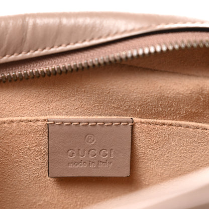 Gucci Calfskin Matelasse Small GG Marmont Chain Shoulder Bag  Porcelain Rose 6 of 13