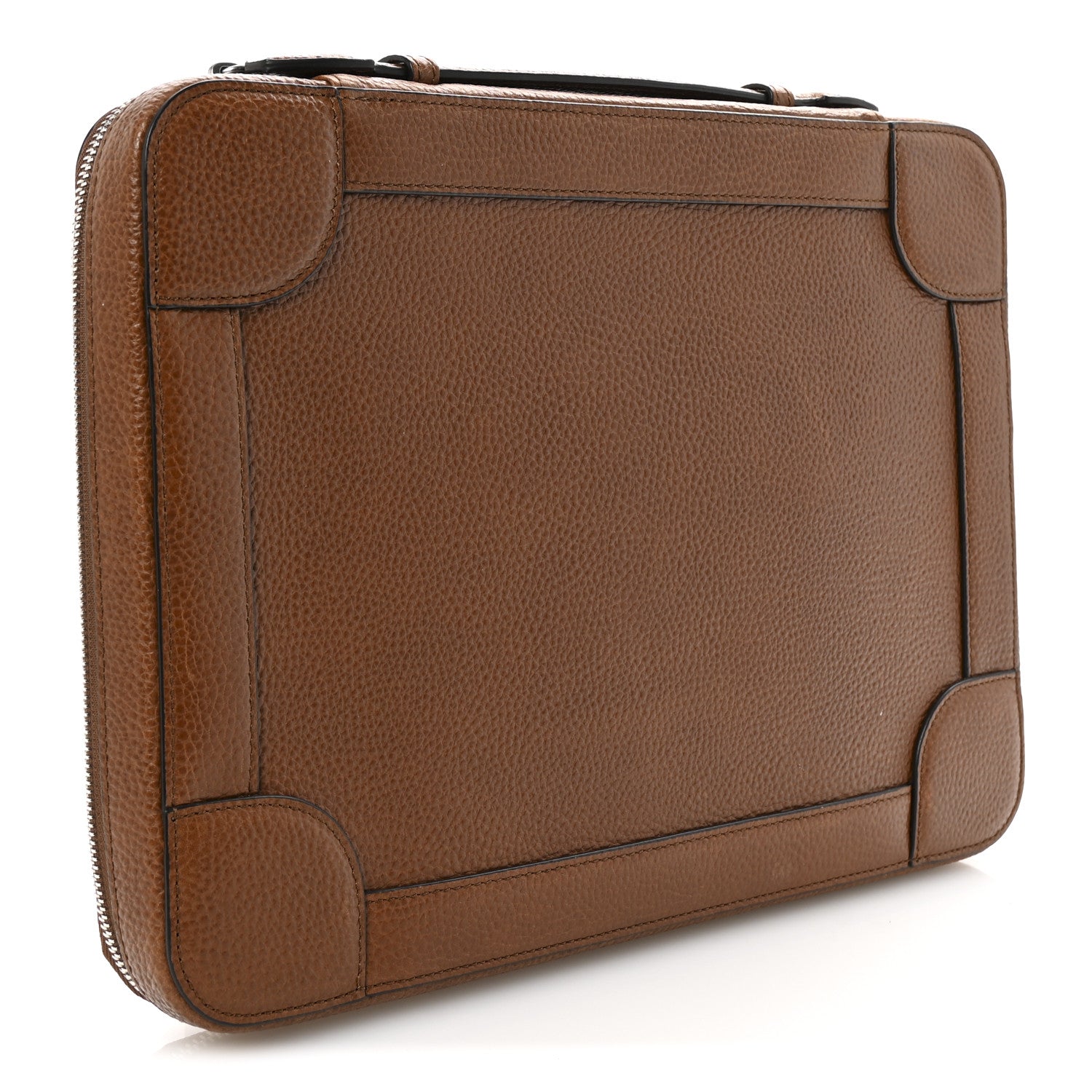 Mulberry Calfskin Belgrave Document Portfolio Oak 6 of 12