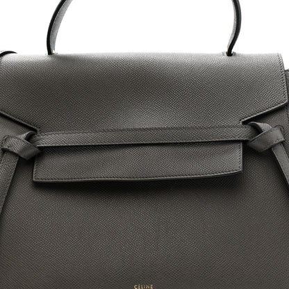 Celine Grained Calfskin Mini Belt Bag Grey 9 of 11