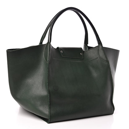 Celine Smooth Calfskin Medium Big Bag Dark Green 3 of 15