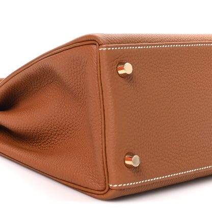 Hermes Togo Kelly Retourne 28 Gold 9 of 11