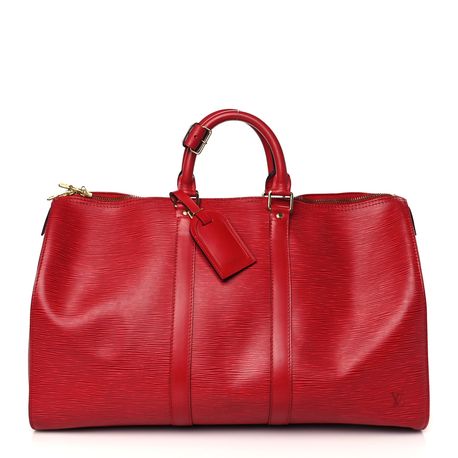 Louis Vuitton Epi Keepall 45 Castillan Red 1 of 10