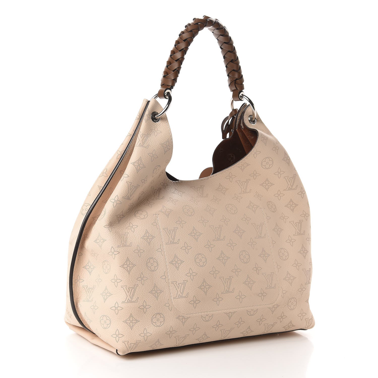 Louis Vuitton Mahina Carmel Hobo Creme 3 of 10