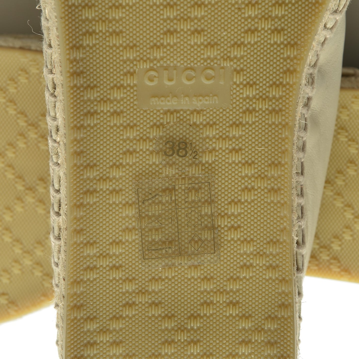 Nappa Ophelia Espadrilles 38.5 Mystic White