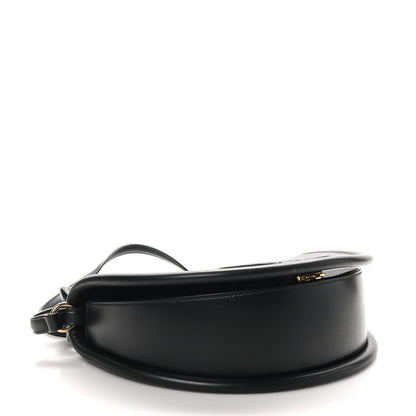 Salvatore Ferragamo Calfskin Aura Shoulder Bag Black 4 of 10
