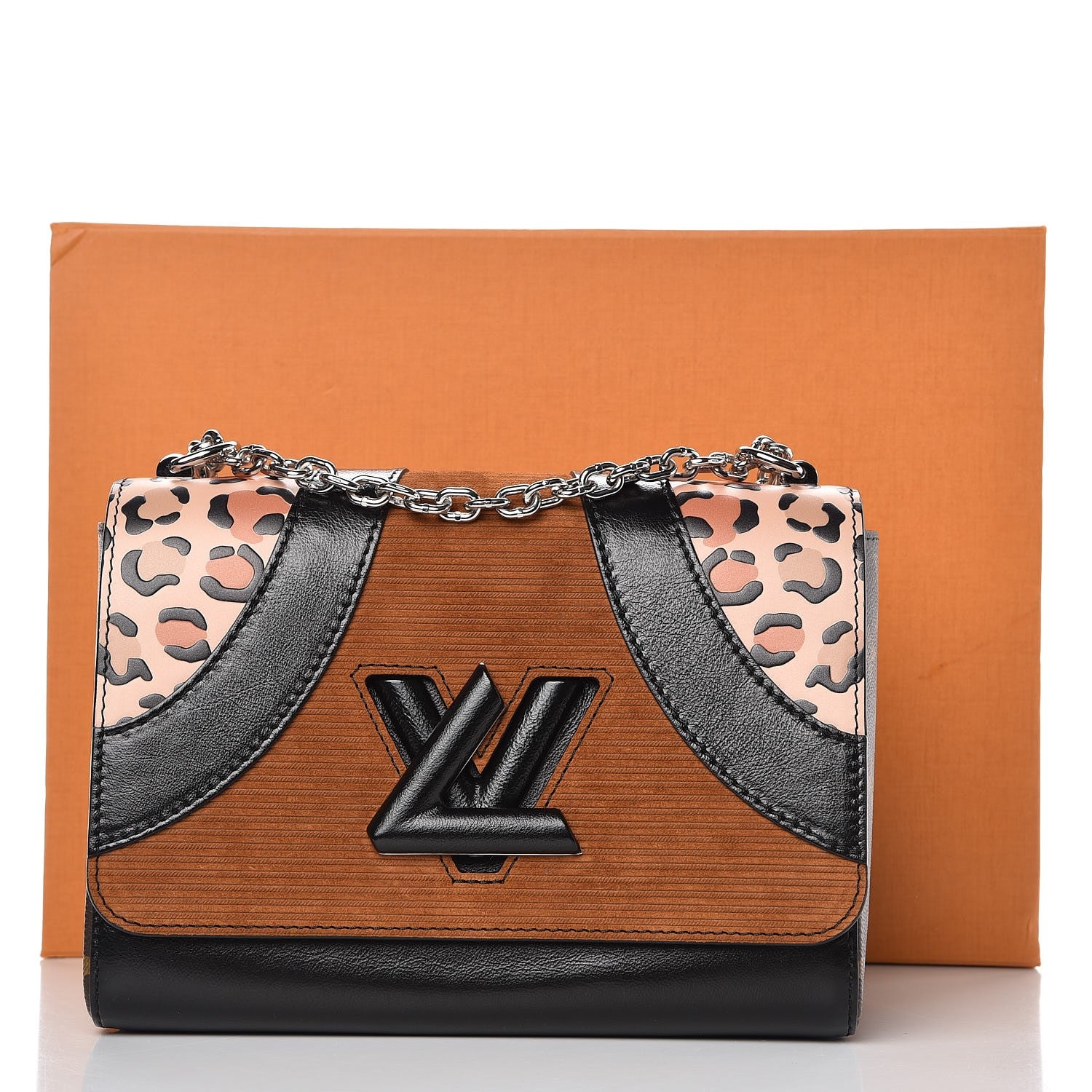 Louis Vuitton Calfskin Monogram Wild at Heart Twist Shoulder Bag MM 8 of 8
