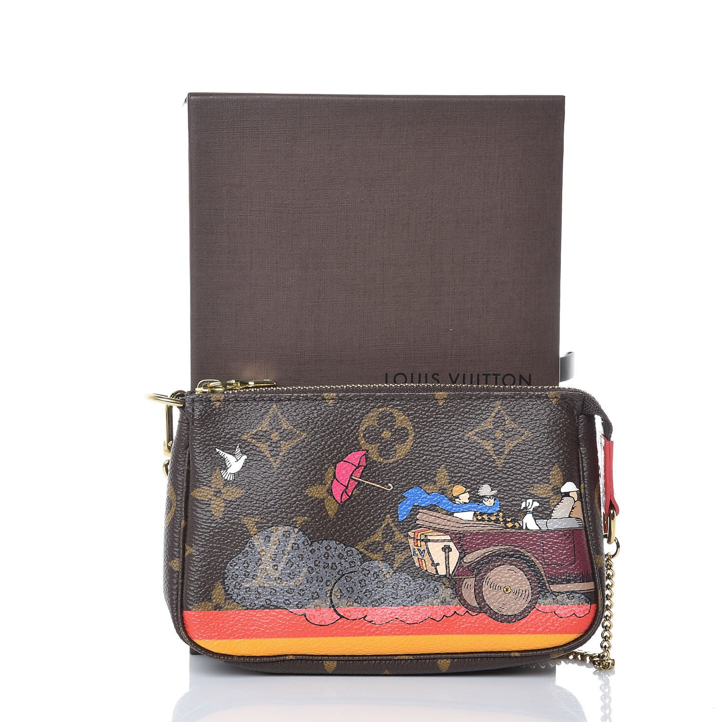 Monogram 2015 Christmas Animation Mini Pochette Accessories