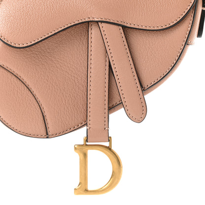 Christian Dior Goatskin Micro Saddle Bag Rose Des Vent 8 of 10