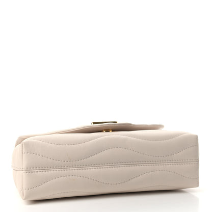 Louis Vuitton Calfskin LV New Wave Chain Bag Ivory 4 of 9